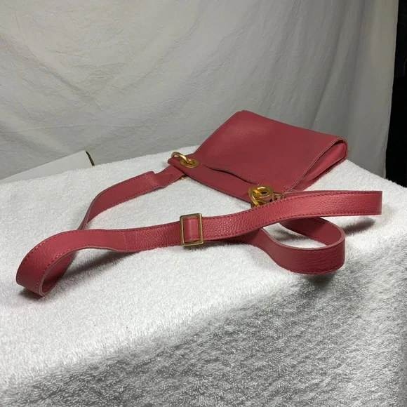 NWOT - Hammitt Small Tony Pink Leather Crossbody Bag - Picture 7 of 16